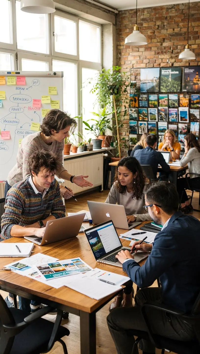 Drucker gibt sorgfältig zusammengestellte mehrstufige Reisepläne heraus, bereit für den Kundenempfang.